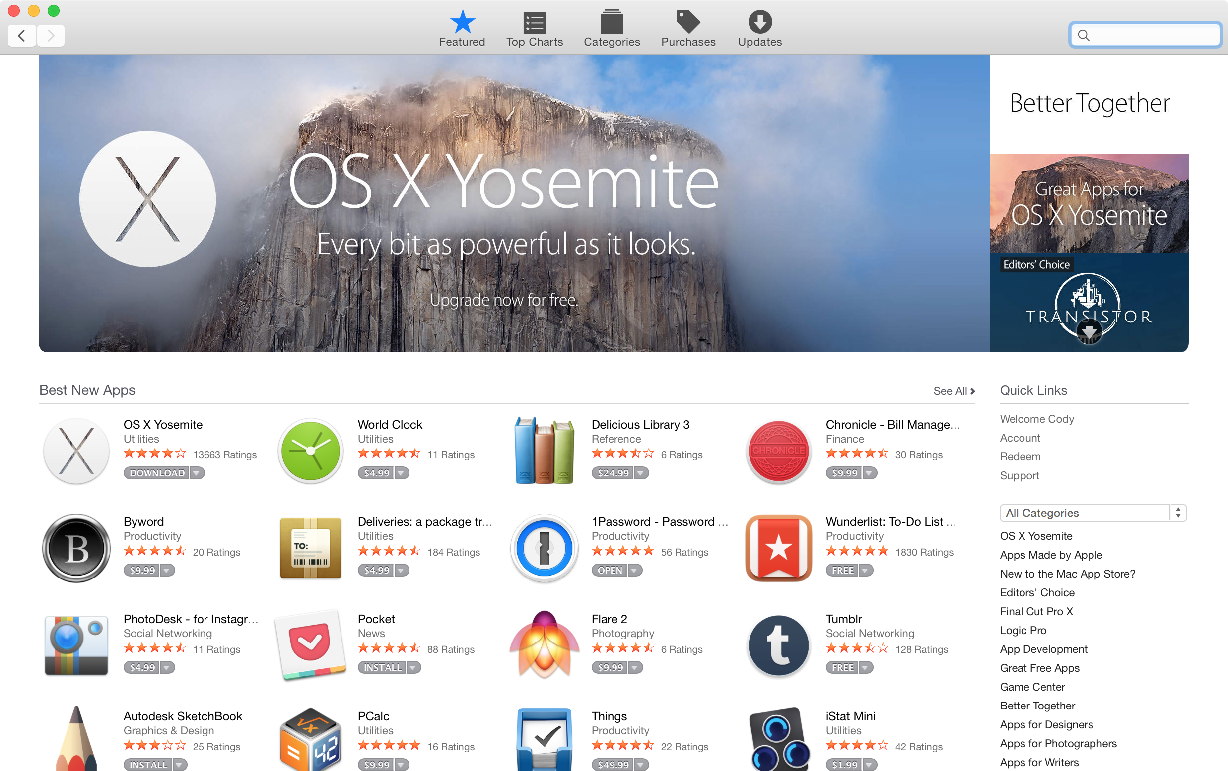 Download Yosemite Mac App Store